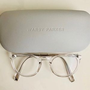 Warby Parker Haskell Crystal glasses